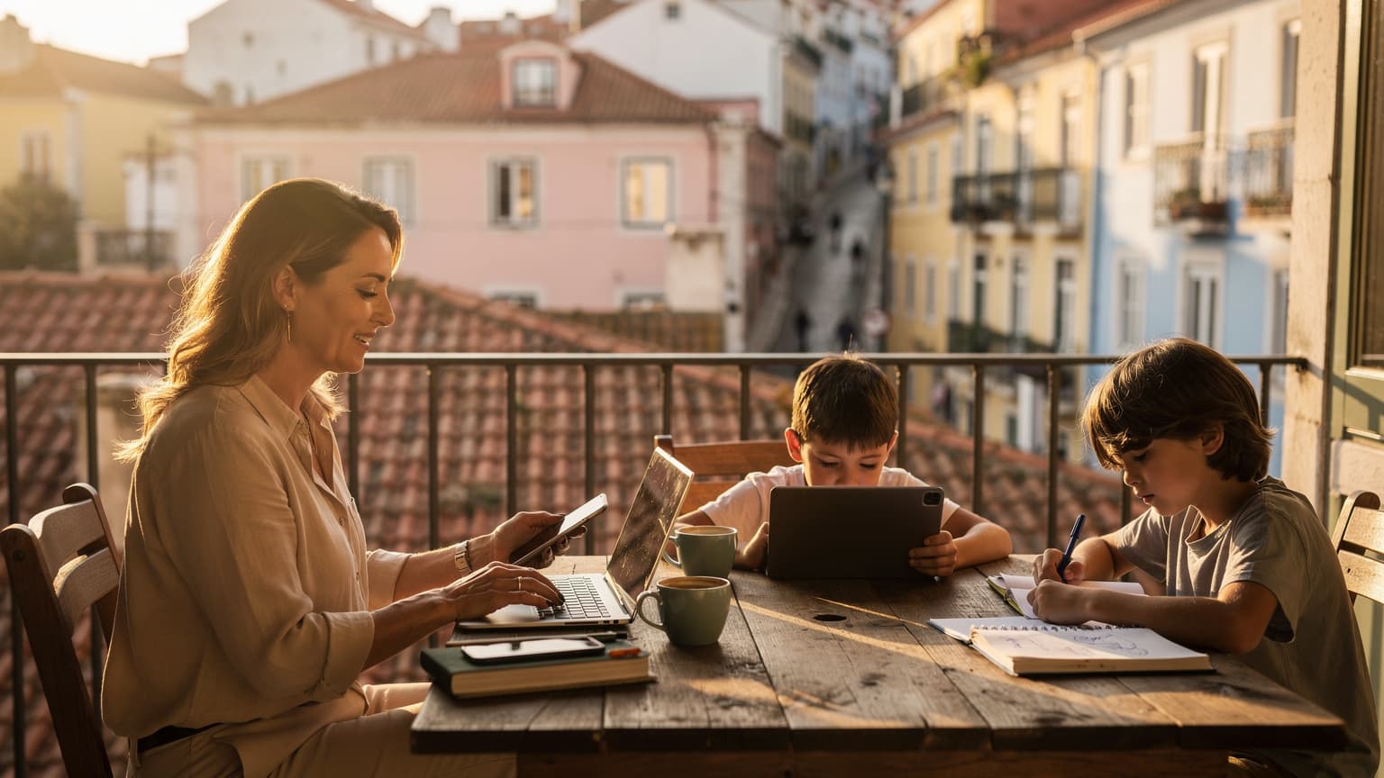 Werken in Lissabon 2026: Je eSIM als Veilige Levenslijn voor Familie & Werk