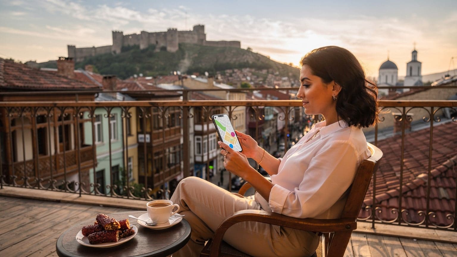iPhone 17 eSIM: Werk Direct in Georgië's Tijdzone (2026)