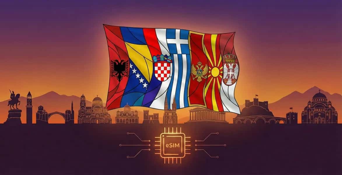 Balkans (5+ areas), Truly Roaming eSIM